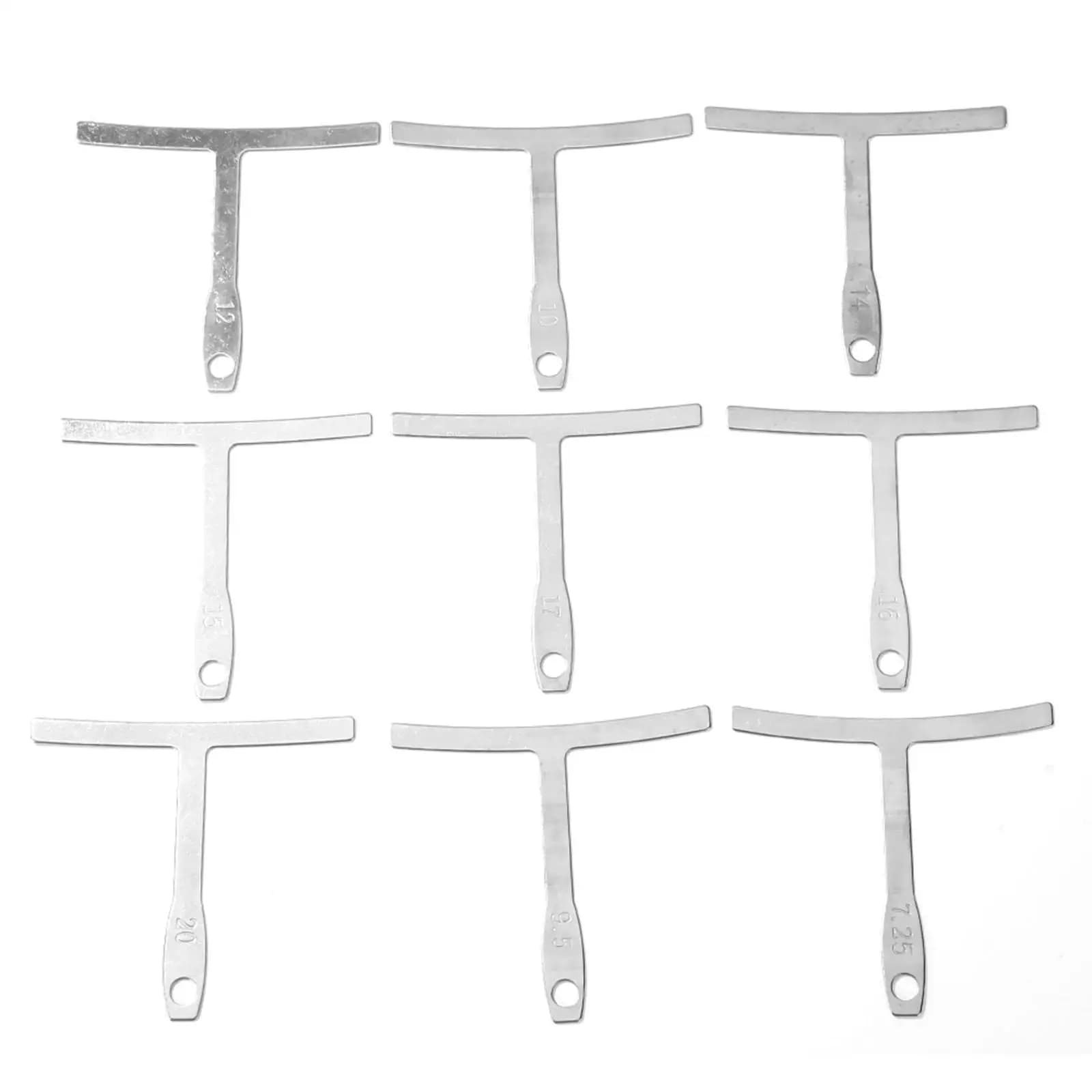Guitar Luthier Measuring Tools for Banjo, Ukulele, Mandolin Silver