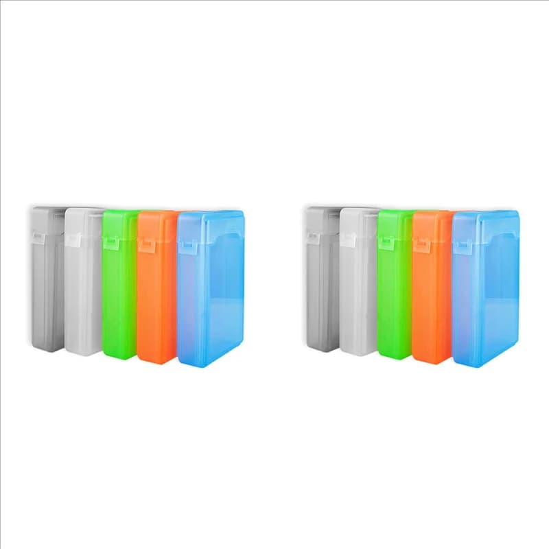 10 PCS 3.5 Inch Portable IDE Sata HDD External Case Hard Drive Case Hard Case PP Protection Case-Y41A