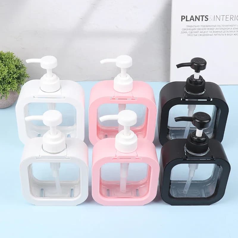 300/500Ml Dispenser di Sapone Liquido Da Cucina Pompa Vuota Bottiglia di Shampoo Piatto Contenitore di Sapone Bagno Doccia Gel Lavanderia Liquido di Stoccaggio