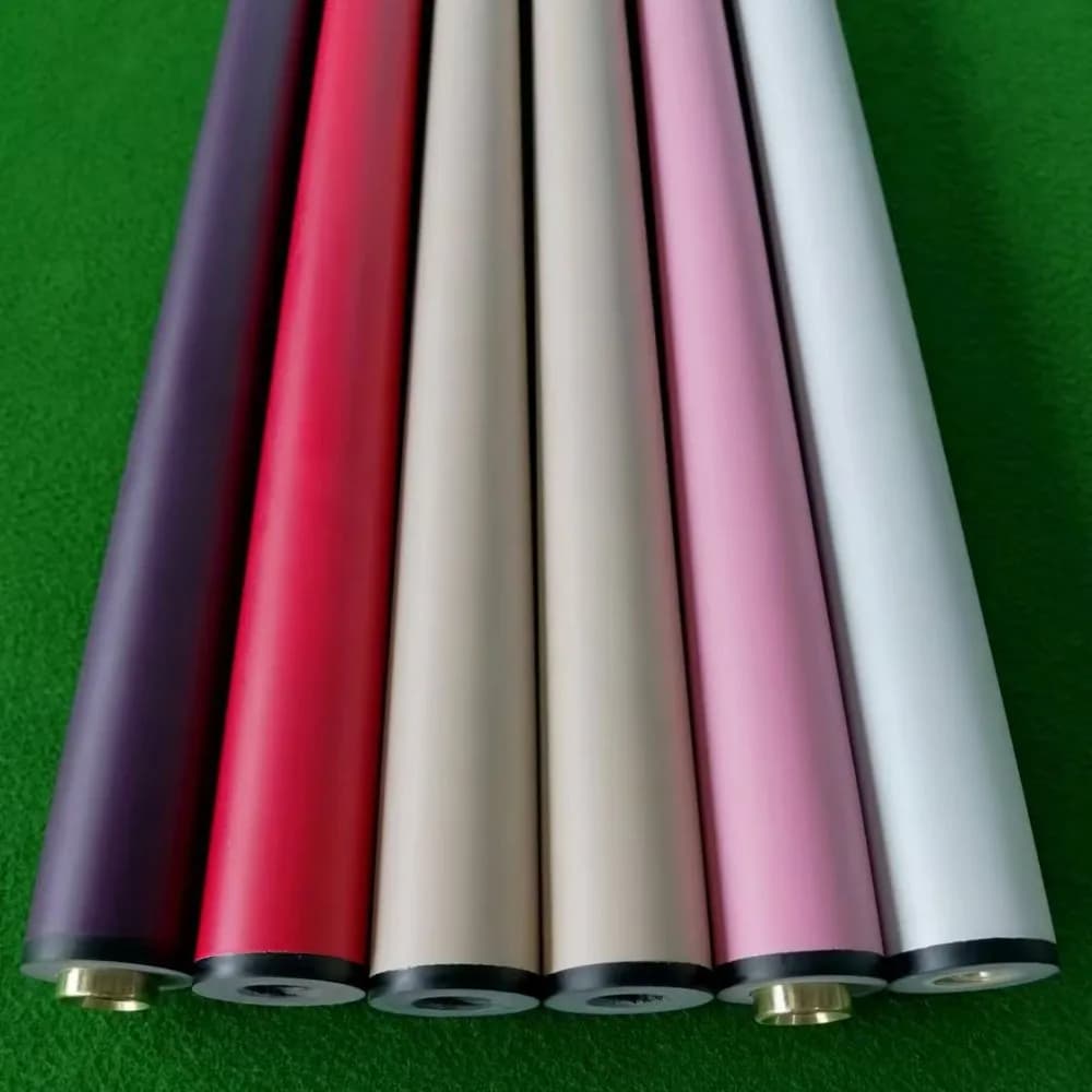 Customizable 11.8MM-13MM Pro Albero conico Colorato opaco dipinto interamente in fibra di carbonio per stecca da biliardo professionale da snooker e biliardo