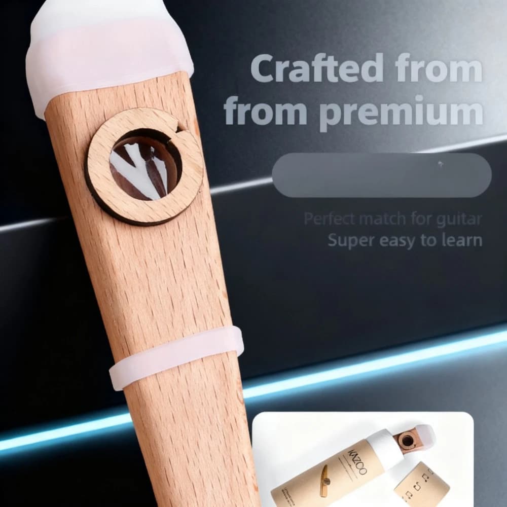 Wooden Kazoo Kazoo Wooden Flute Guitar Ukulele Accompaniment Beginners To Play The Flute Are Simple To Learn The Instrument