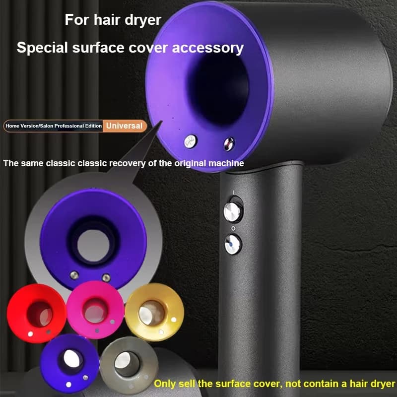 Accessorio universale per aggiornamento e manutenzione - Copertura del pannello di controllo della temperatura per asciugacapelli compatibile HD01/HD02/HD03/HD08
