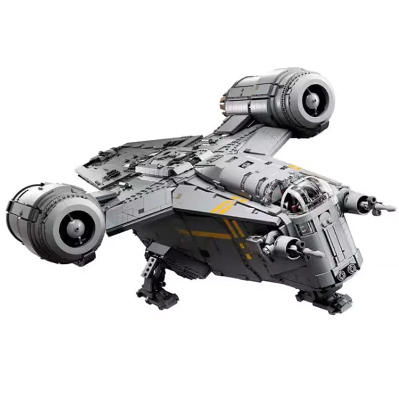 Moc 6187 pezzi Nave spaziale Razor Crest 75331 modello di astronave Mandalorian, giocattolo decorativo per la casa compatibile con LEGO