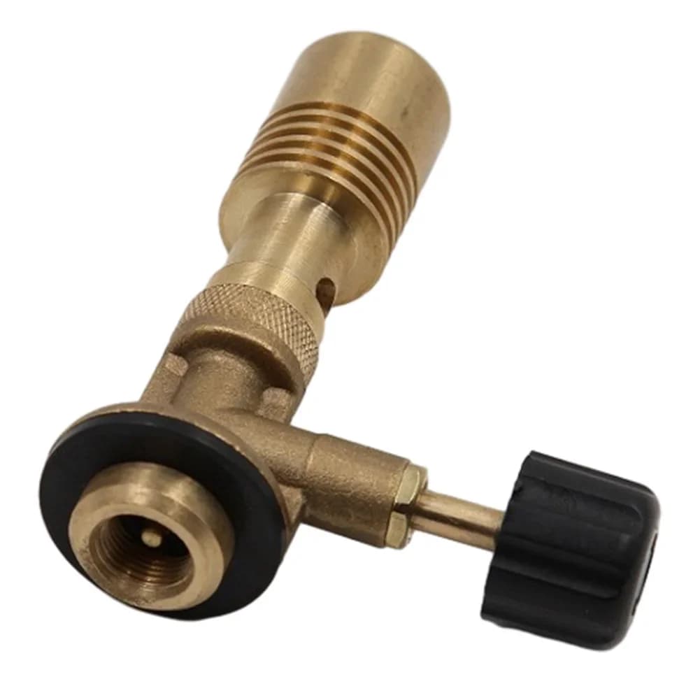 Brass Butan Gas Burner Portable Flashlight for Light Brass Laboratory Burner Gun For Outdoor Camping/Picnic/ BBQ