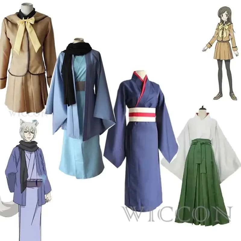 Anime Mizuki Hajimemashita Love Kamisama Kiss Tomoe Kimono Momozono Nanami Costume Cosplay Parrucca Shoesx;8'm6,