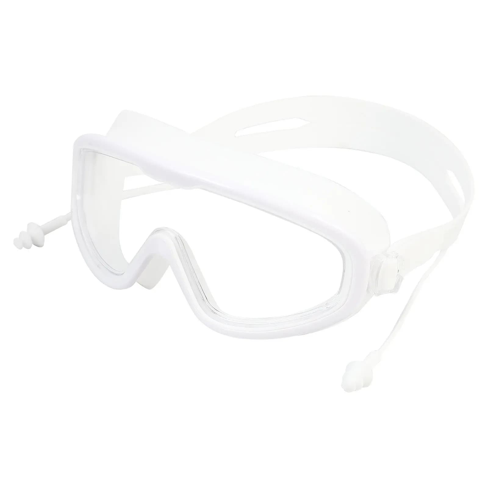 Safety Goggles for Men Adults Swim Glasses Anti-fog Swimming Equipment Swimwear White