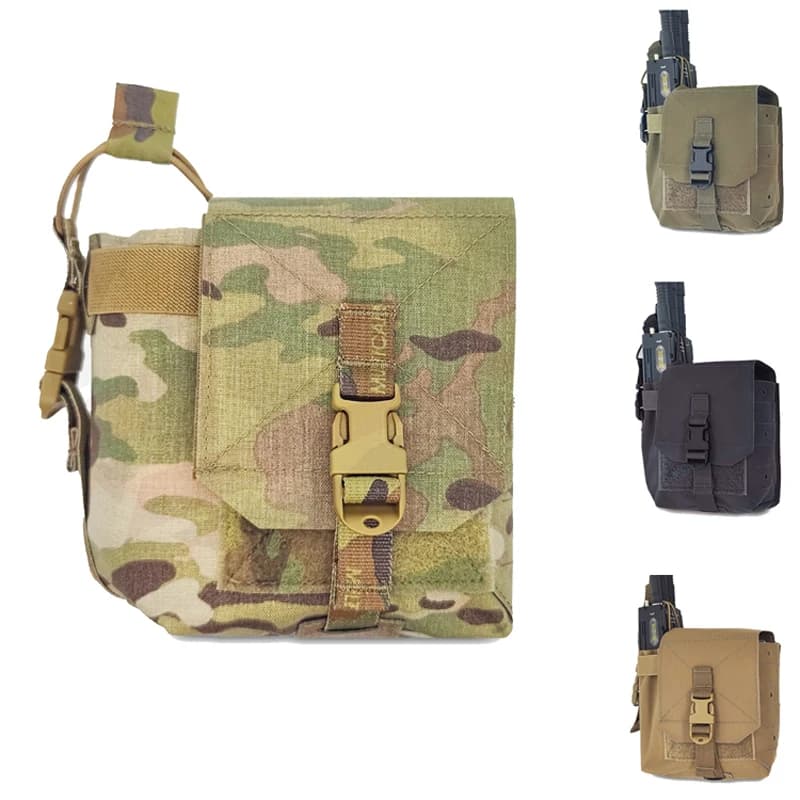 Tattico SS Radio Walkie Talkie Pouch Airsoft Caccia Molle Magazine Pouch Multiuso Utility Mag Bag Holder Marsupio Gear