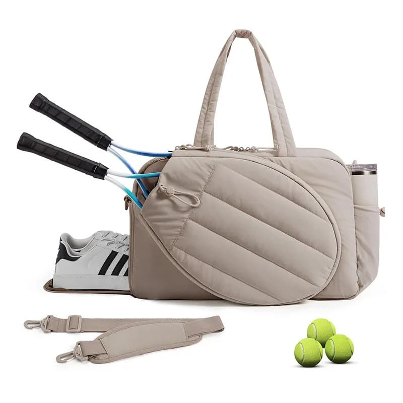 Laptop Bag for Squash and Tennis Racks, Versatile Professional Bag, Fitness and Sport Backpack, Water Resistant Bag