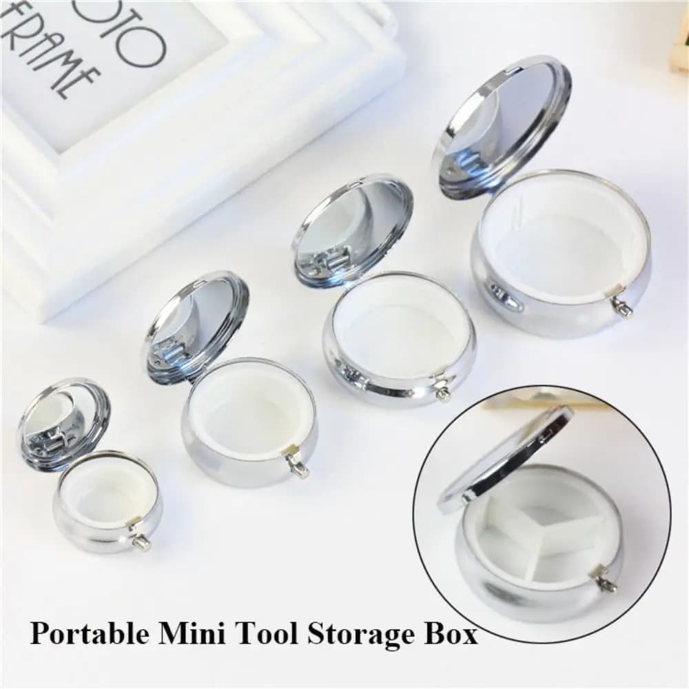 Portable Mini Candle Detachable Candle Box Reusable Candles Candle Box Medicines Jewelry Storage Box
