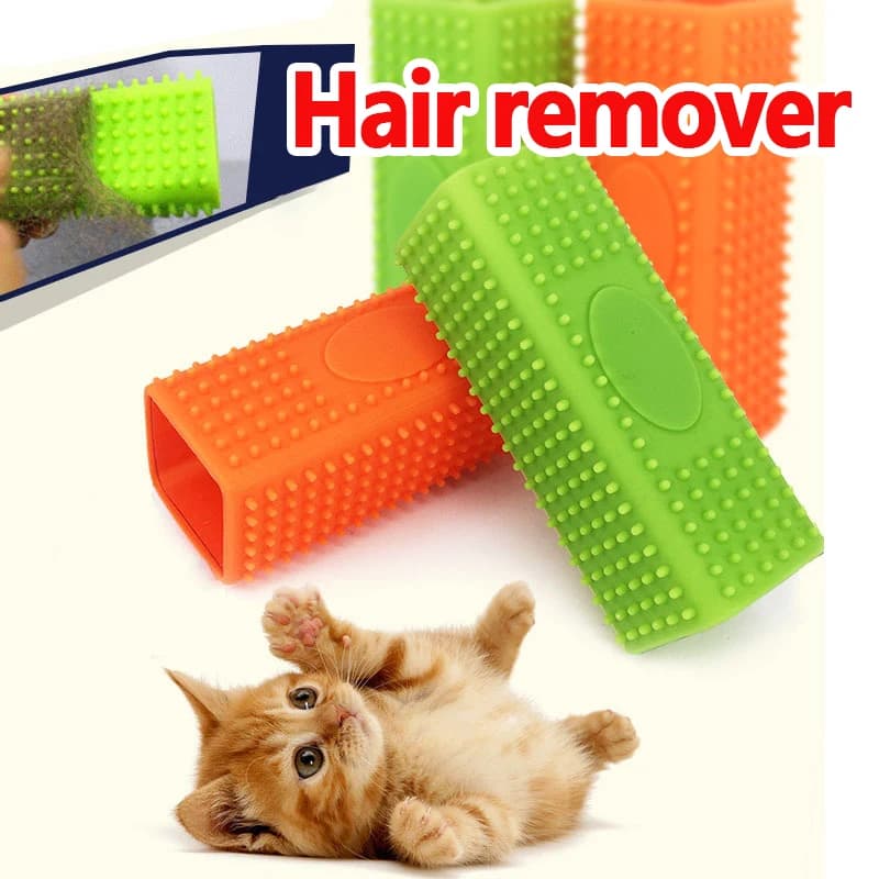 Spazzola Rimuovi Peli Animali Domestici in Silicone, Strumento per la Toelettatura di Cani e Gatti, per Mobili, Tappeti, Auto, Vestiti, Riutilizzabile e Autopulente