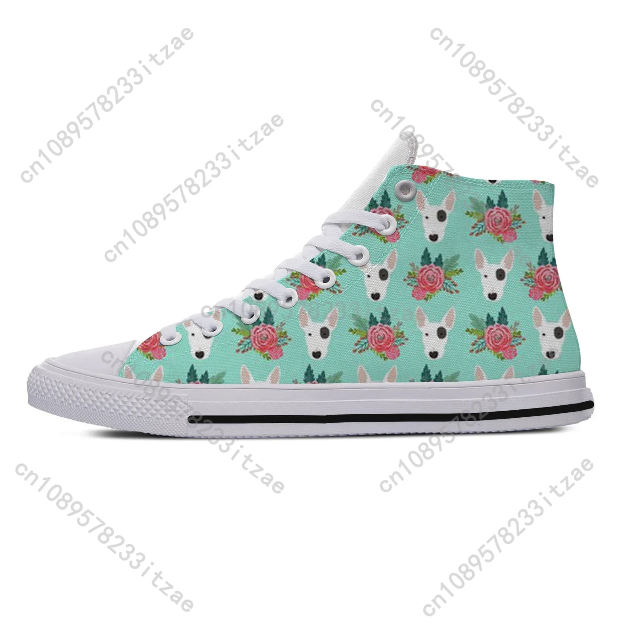 Hot Cool Summer Cute Bull Terriers Animali domestici Cane Kawaii Scarpe di tela alte Uomo Donna Sneakers casual Scarpe da tavolo alla moda