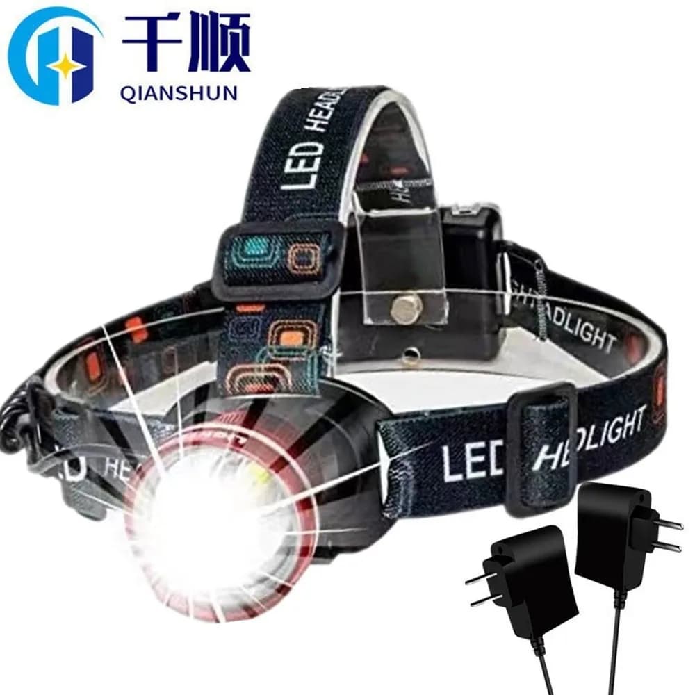Zoom T6 LED Headlamp 10W High Power, Mining Light & Bike Light Set