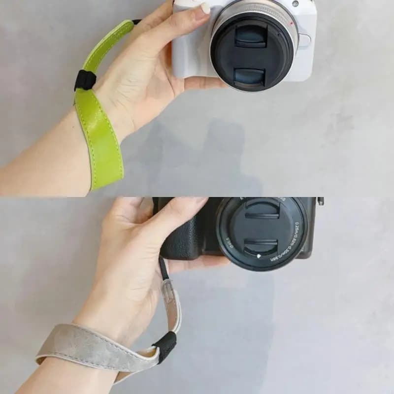 PU Wrist Strap for Mirrorless and DSLR Cameras Provides Secure Grip for M6 M50II