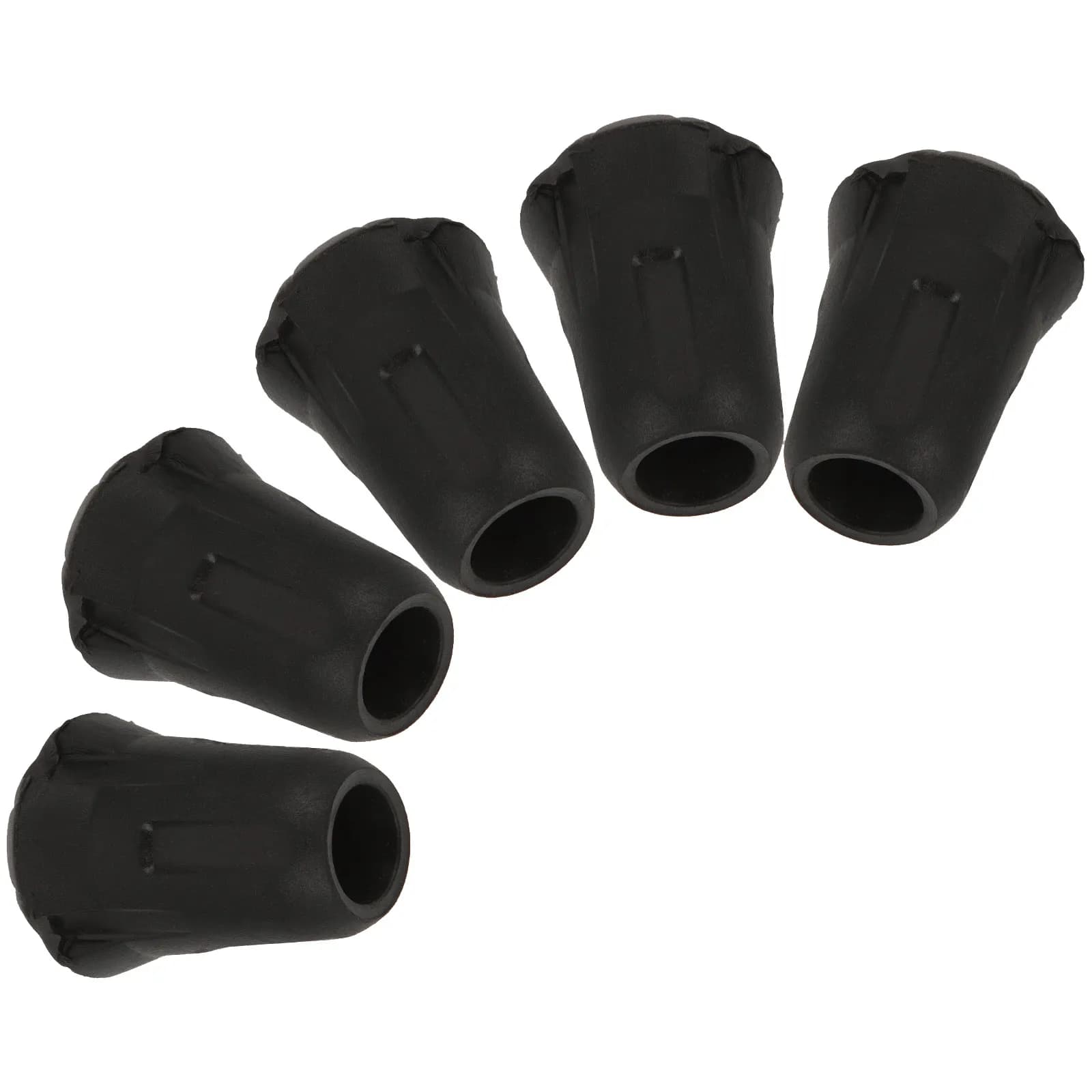 5Pcs Anti-Skid Crutch Tip Replacement Small Lightweight Shockproof Walking Stick Tips for Hiking Poles Cane Trekking Pole Foot