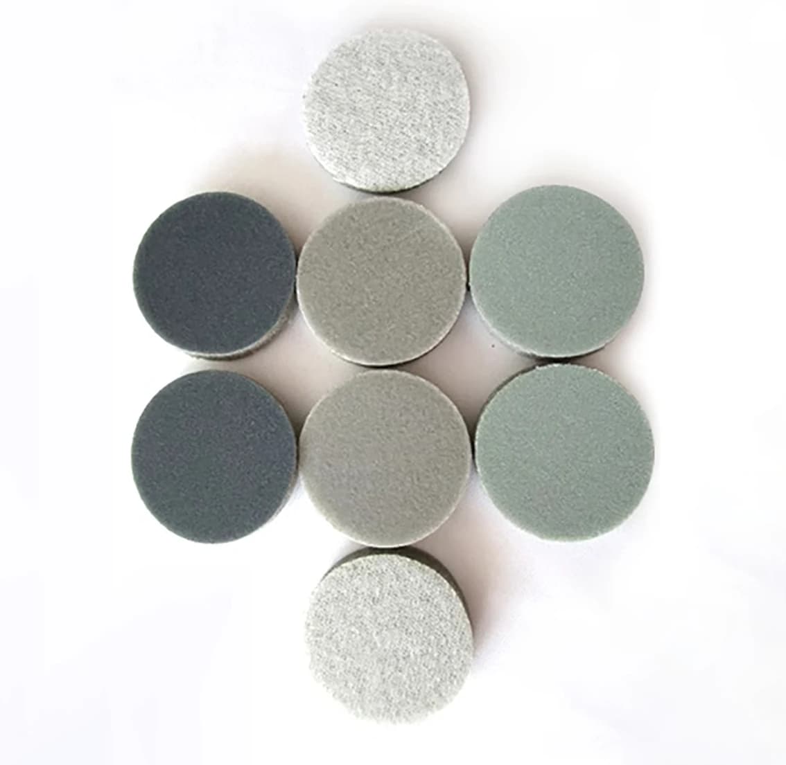 1-20 Pezzi Dischi Abrasivi in Spugna da 1,2 Pollici (30mm) per Levigatura a Umido e a Secco, con Velcro, Carta Abrasiva in Schiuma Floccata, Grana 300-3000
