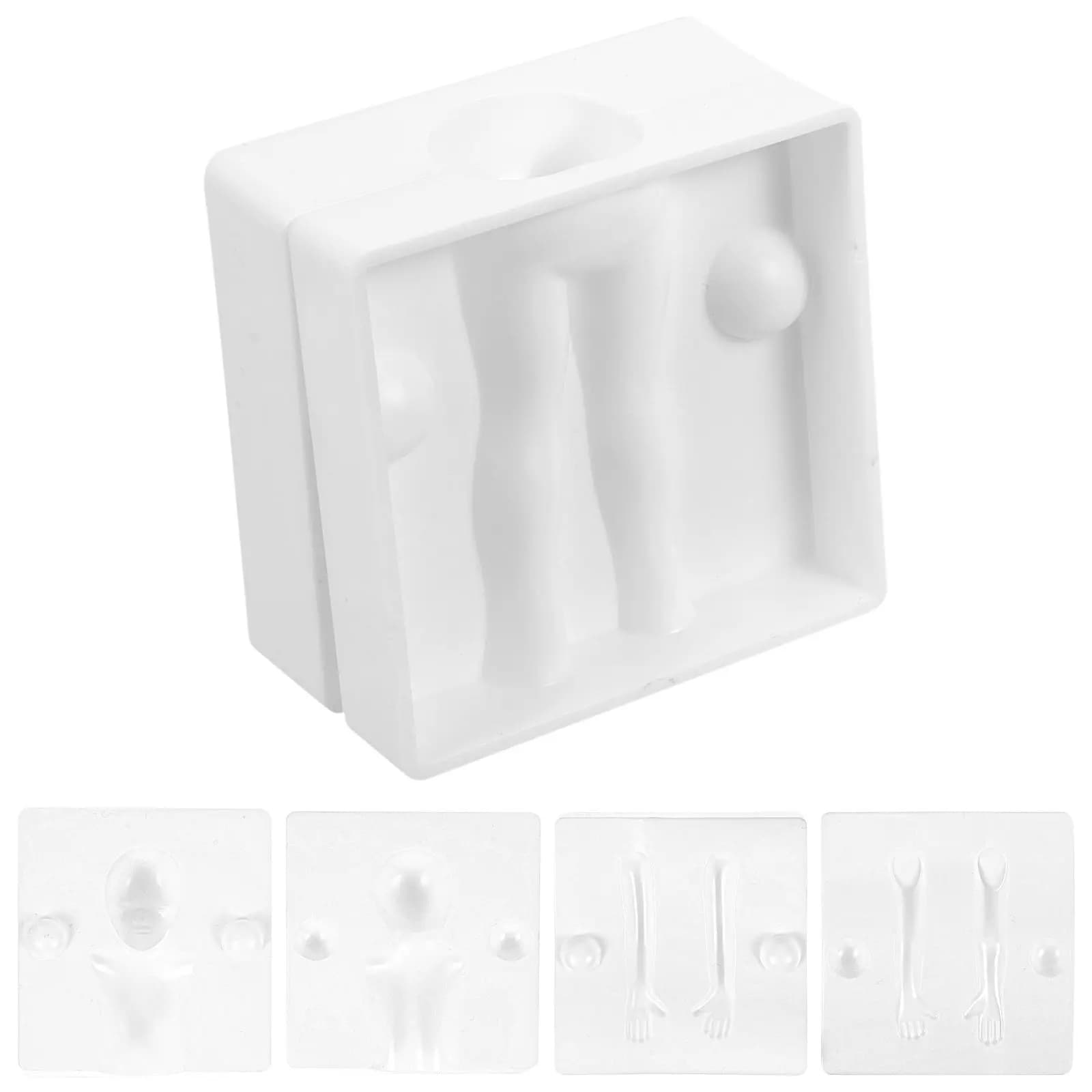 Set di Stampi in Plastica per Decorazione Torte a Tema Umano, Strumenti per Pasticceria Fai-da-Te, Stampi per Caramelle e Cioccolato per Matrimoni, Compleanni e Decorazioni Torte