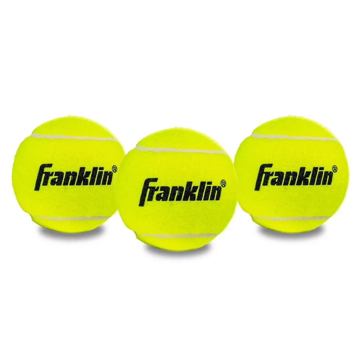Palline da Tennis per Allenamento Franklin Sports - Confezione da 3: Riempimento in Gomma, Adatte a Tutte le Età