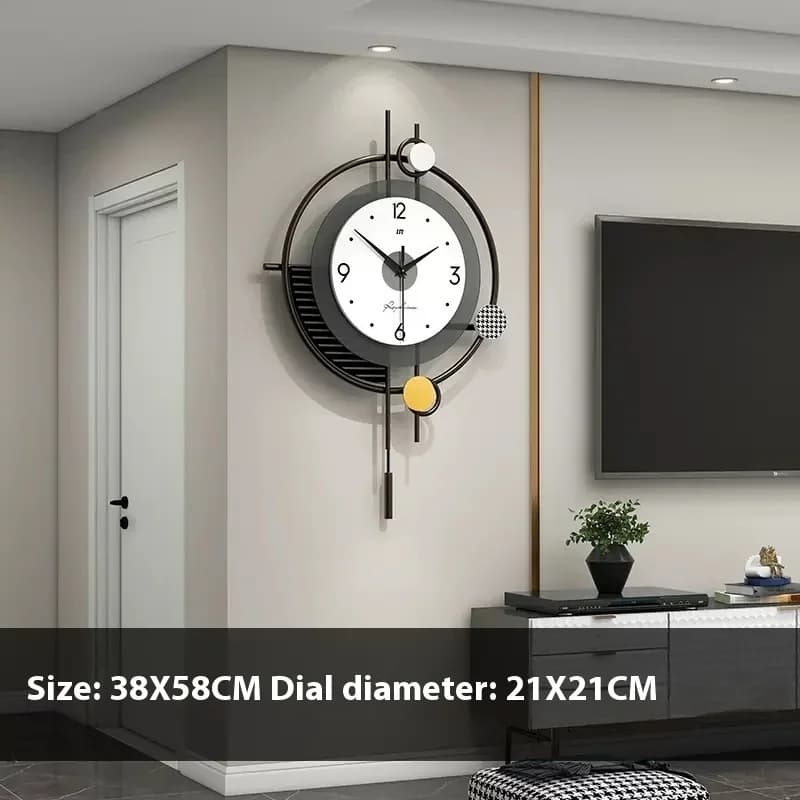 Silent wall hanging wall simple clock living room home decoration art
