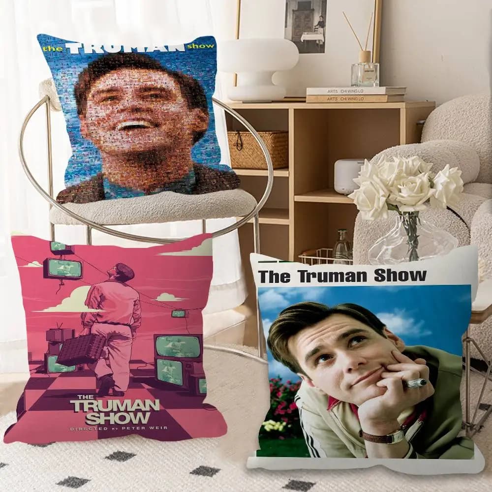 The Truman Show Classic Movie HD Cushion Cover Polyester Sofa Cushions Decorative Throw Pillows Home Decoration Pillowcover