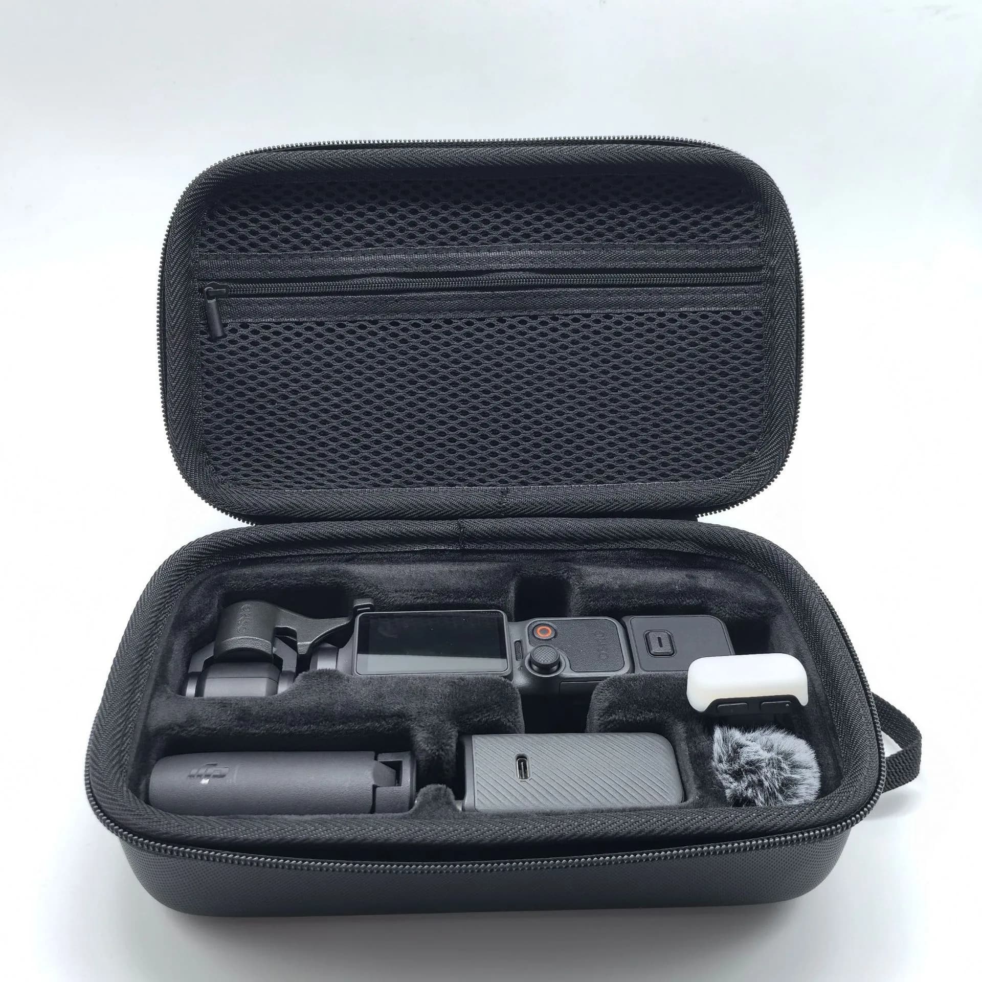 Osmo Pocket4/ 3 Case,Perfect Fit Portable PU Storage Pouch Bag for DJI Osmo Pocket 4/3 Creator Combo Accessories,Perfectly Compa