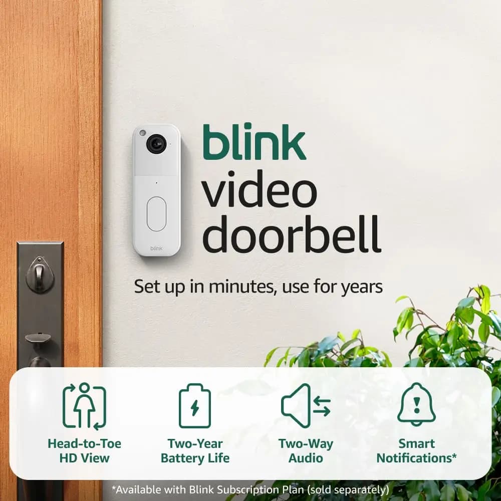 Videocitofono HD da interno/esterno con 2 anni di autonomia della batteria, facile installazione, modulo di sincronizzazione incluso