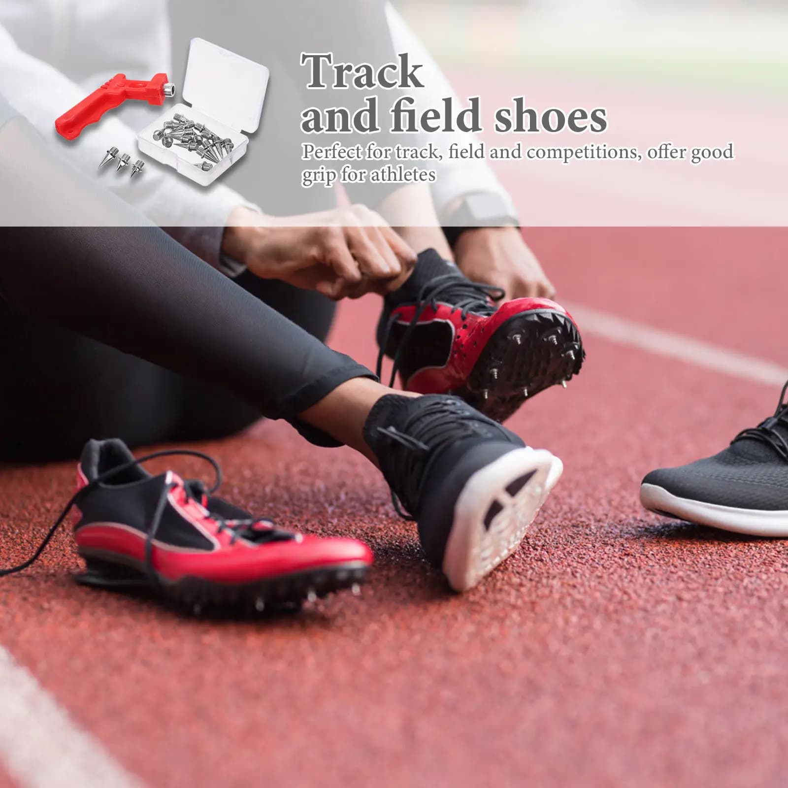 1Set Jump Spikes for Track Shoes Metal Spikes Replacement Running Sprinting Field Athletics Shoes Tiny Cone Design Easy Install