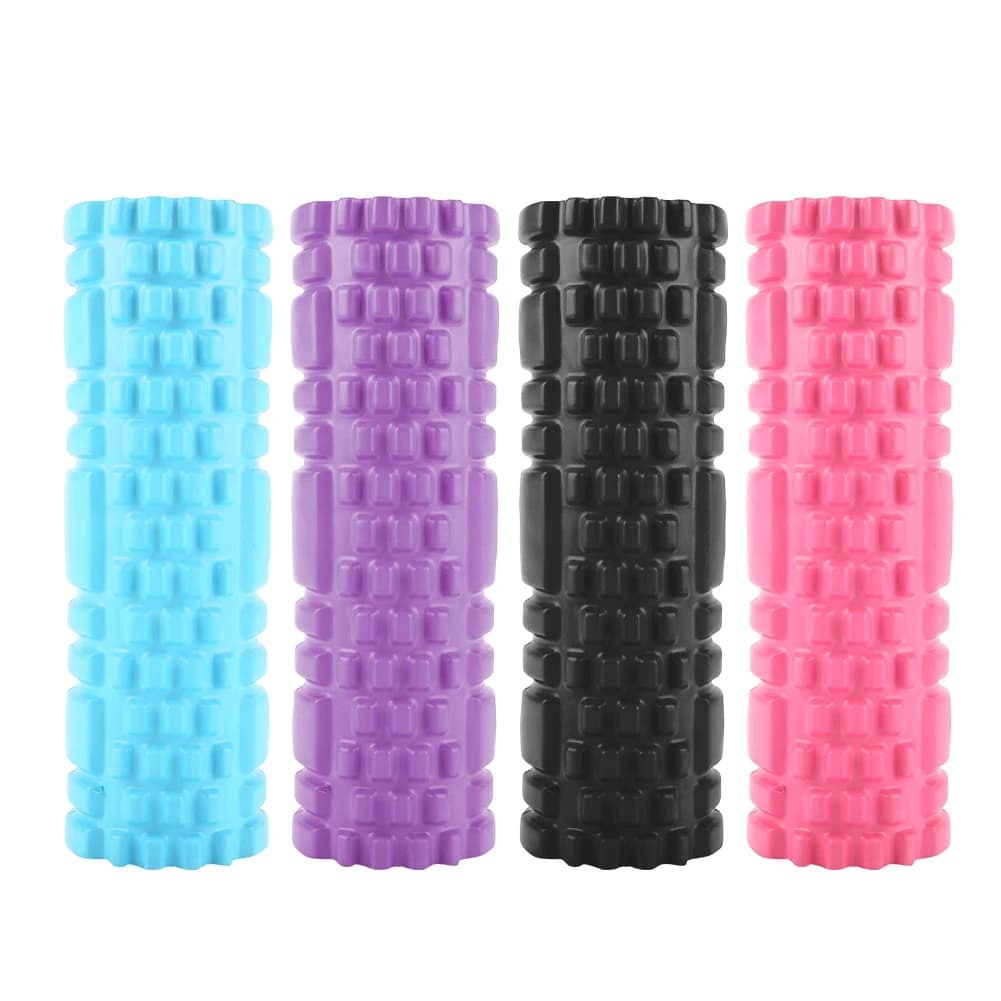 Mini Hollow Yoga Massage Column Roller, Lightweight Physio Fitness Exercise Foam Roller, Portable Muscle Relief Workout Roller