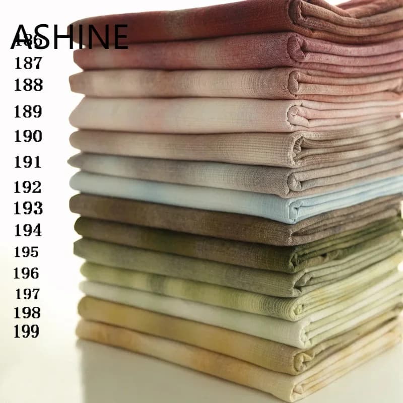 50*145cm Candy Japanese Yarn Dyed Cotton Fabric for Basic Patchwork Purse Sewing Quilting Craft Cloth