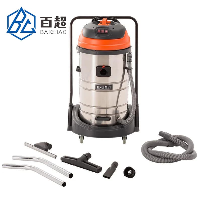 JM773 High Quality 70L 2000W Equipped With Complete Accessories Easy Assembly Factory Price Wet/dry Two-Motor Vacuum Cleaner