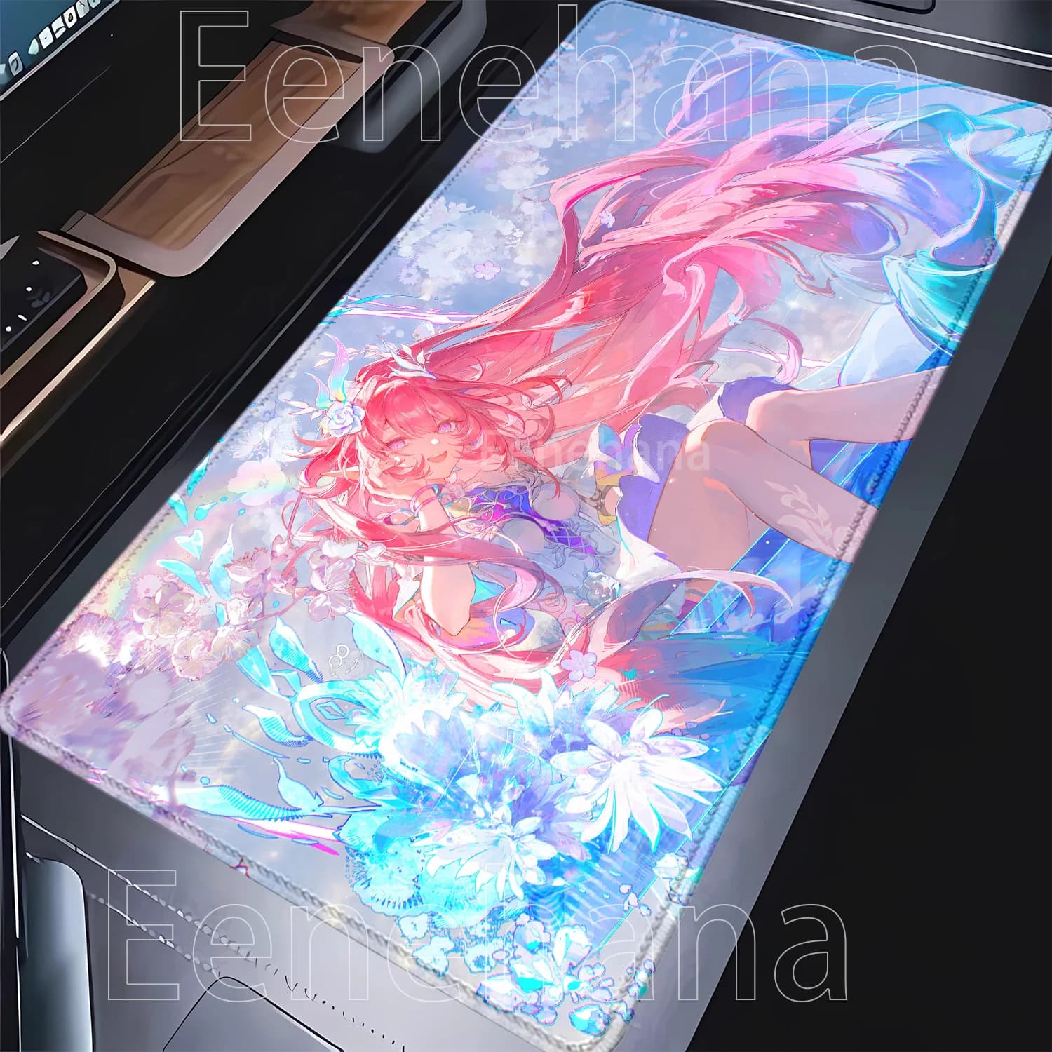 Honkai Star Rail HSR Cyrene Mousepad Anime Girl HD Printing Keyboard XXL Mouse Pad Gaming Computer Office Non-slip Base Desk Mat