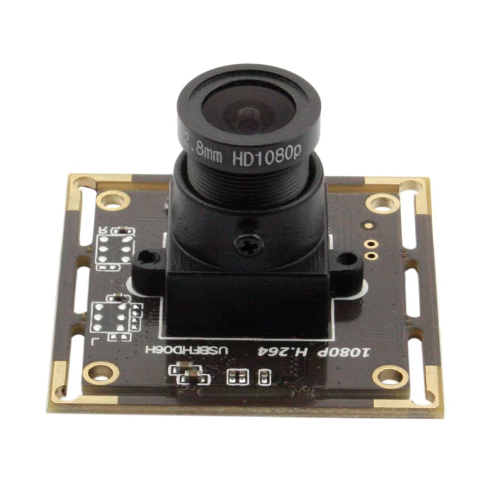 UVC 1080P H.264 Webcam IMX322 Sensor Low Light Camera Module Usb with 2.8mm Lens for Autonomous Driving Related Applications