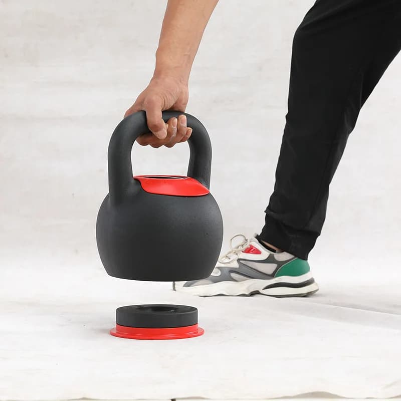 Kettlebell Cast Iron Kettle Bell Adjustable Weight Squat Exercise Fitness equipment at home 40 pounds