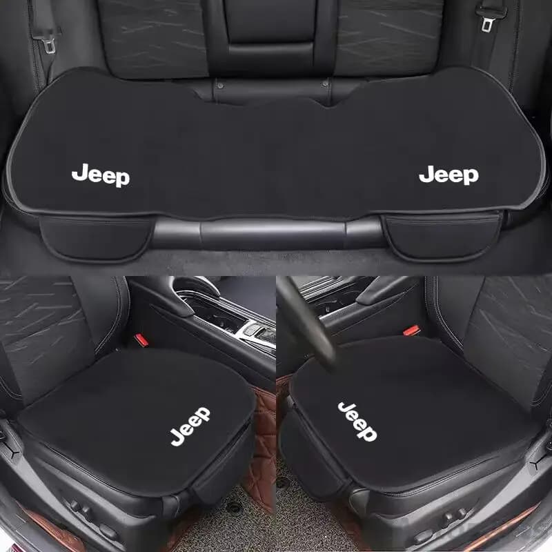 Car Seat Cover Cushion Protector Pad For Jeep Renegade Compass JK JL Wrangler Patriot Grand Cherokee Auto Interior Accessories