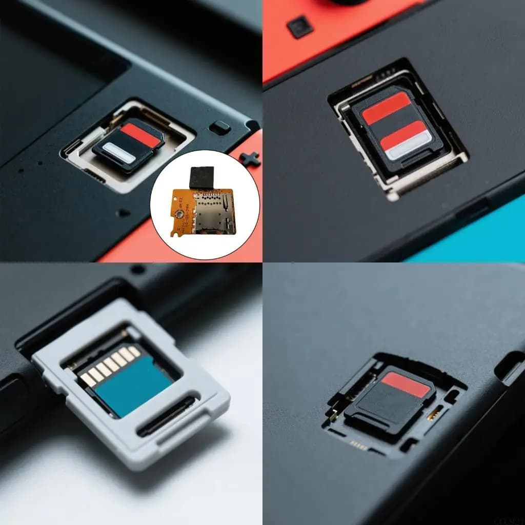 Adattatore per scheda memoria B03F per console NS Design leggero Trasmissione dati stabile