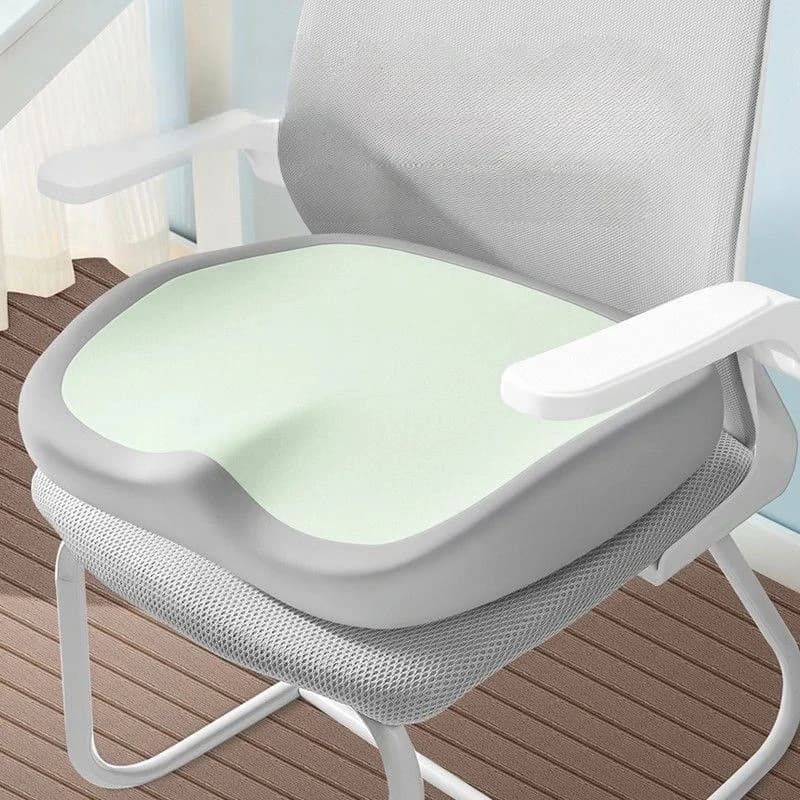 Cuscino in Memory Foam per Auto/Sedia da Ufficio con Base Antiscivolo, Supporto Ergonomico per Fianchi e Comfort per Sedute Prolungate