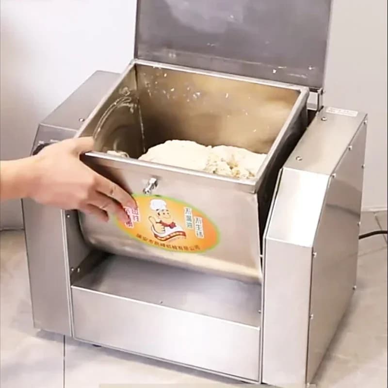 Impastatrice elettrica Frullatori per farina da 5 kg Impastatrice commerciale Spin Mixer Pasta in acciaio inossidabile Mescolando alimenti Fare il pane 220v 110v