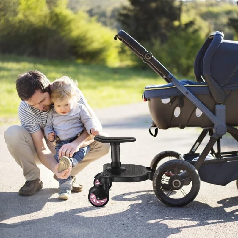 Accessori universali per passeggino Adattatore per passeggino per passeggino con sedile Gemelli Scooter Accessori per neonati Carrozzina per bambini