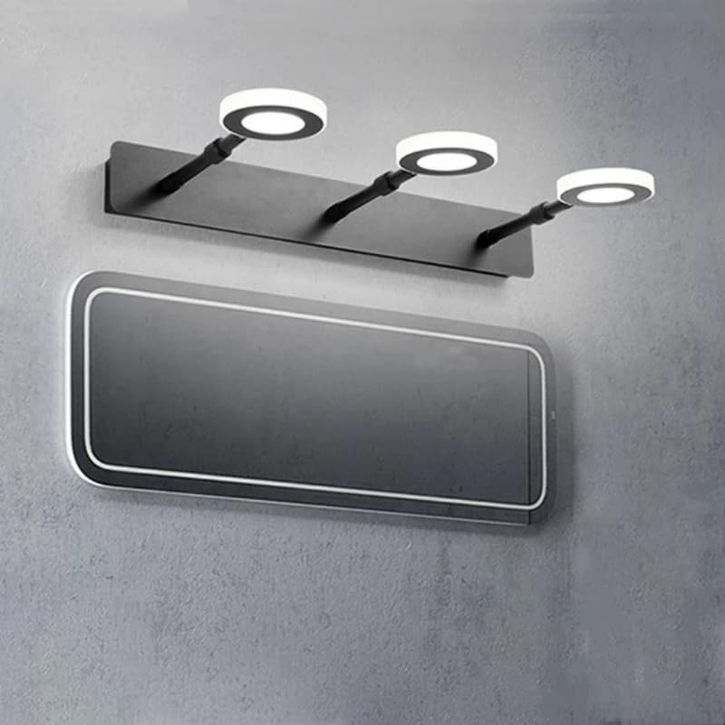 Lampada da specchio Lampada da trucco a LED Lampada da specchio per bagno Lampada da trucco Lampada da parete bianca calda Luci da trucco rotanti a 360 gradi