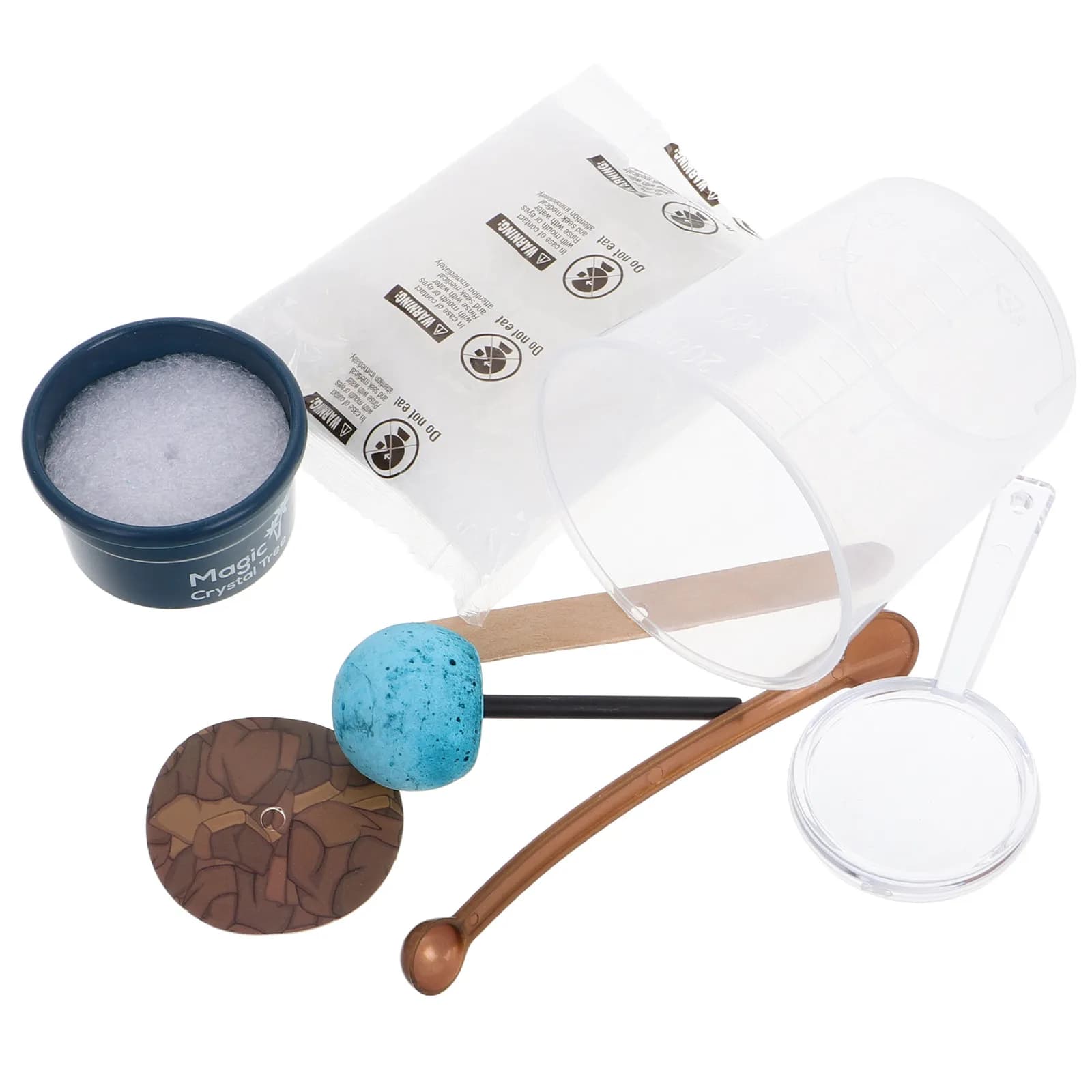 Set Kit Cristalli Fai-da-te per Scoperte Scientifiche, Crescita Rapida dei Cristalli, Strumento Educativo, Arte Creativa
