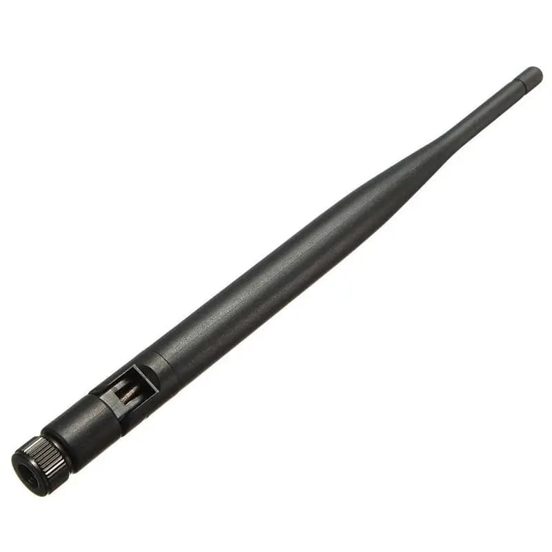 2X 2.4Ghz 5DBI Antenna Booster WIFI omnidirezionale RP-SMA WLAN per modem router