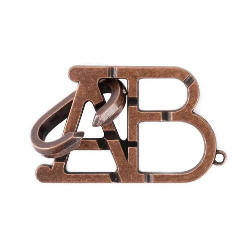 Magic AB Lock Disentanglement Metal Puzzles Brain Tester Kids & Adults Logic And Patience Mind Challenge Toys Educational Gifts