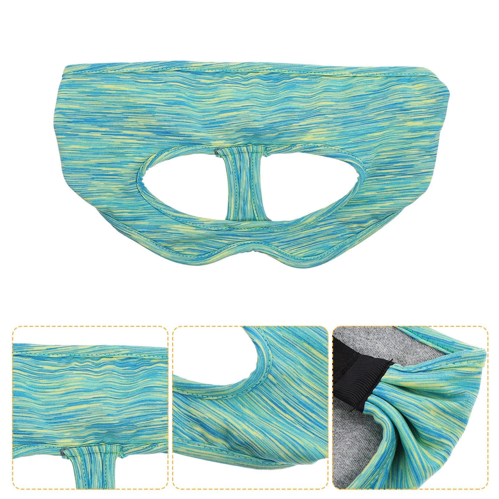 Vr Eye Mask Cover Breathable Sweat Band Elastic One Size Fits Vr Headset Sweat Band Comfortable Gaming Protective Padding