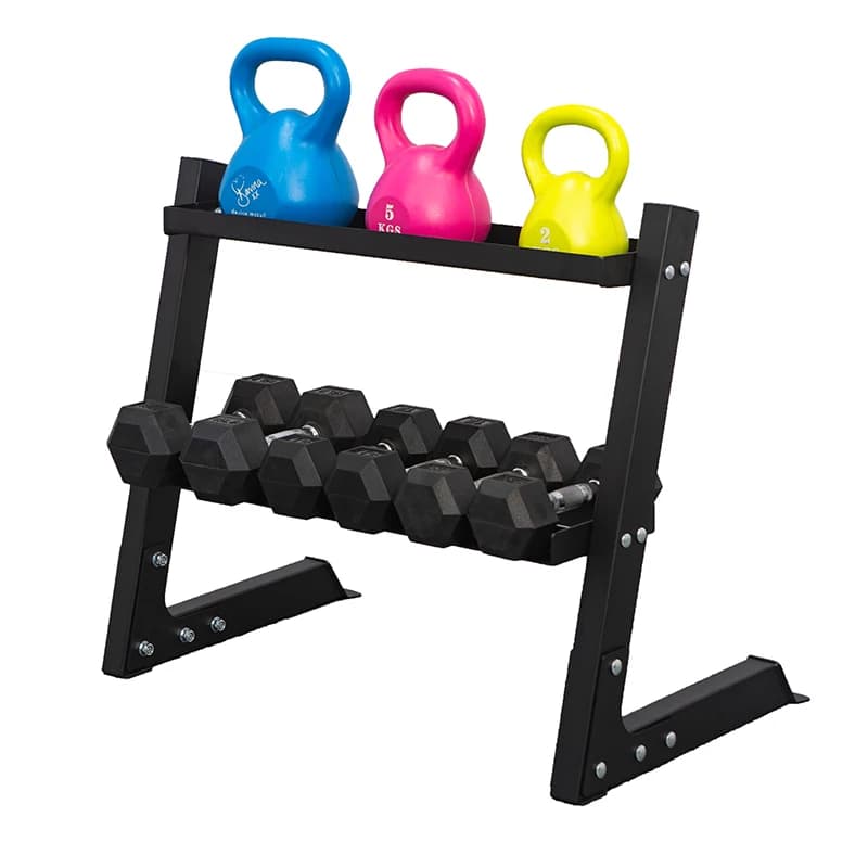 Porta Manubri a Due Livelli / Porta Kettlebell per Uso Domestico e Interno 2026