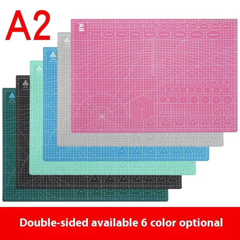 Cutting A2 60x45 cm Cutting mats with self-generating grid line Craft paper Multi-colored double-sided table cutter