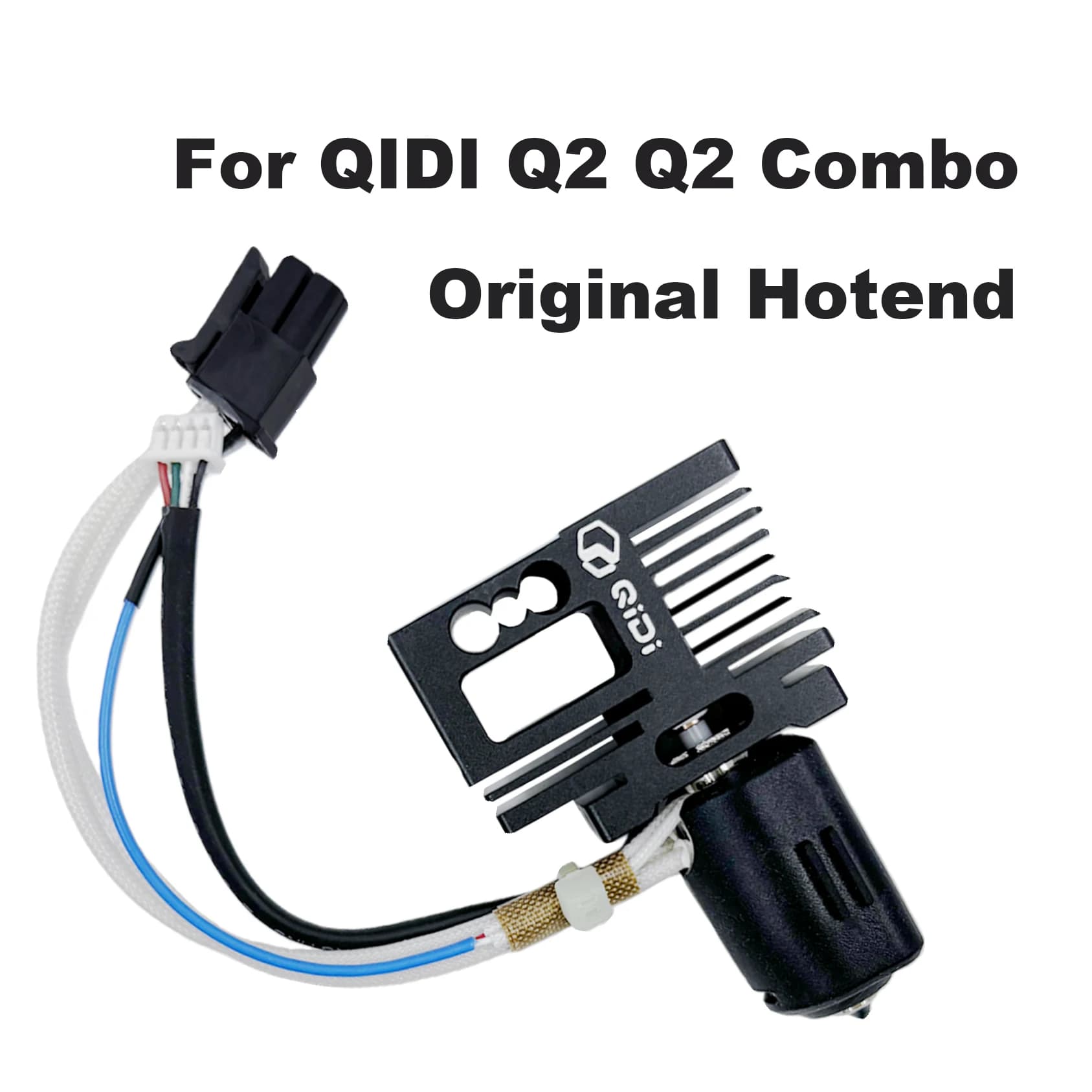 New Original QIDI Q2 Hotend Bimetallic nozzle 0.2/0.4/0.6/0.8mm 3D printer bimetallic hot end for Q2 Combo 3D printer Accessorie