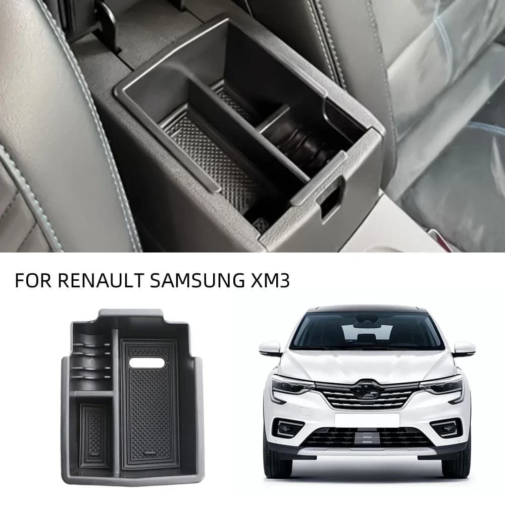 Automobile Center Console Organzier for Renault Arkana 2019-2024 Samsung XM3 2020-2024 Car Armrest Storage Box