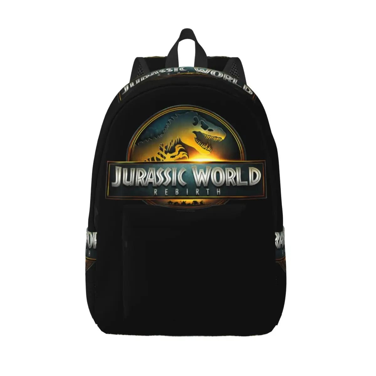 Jurassic World Rebirth Movie Logo Zaino Zaini da trekking Studente Designer unisex Borse da scuola grandi Zaino divertente