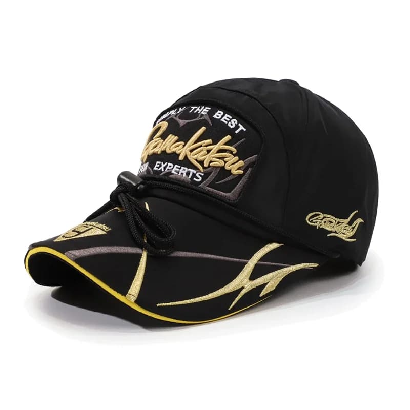 Cappello da Pesca Impermeabile Gamakatsu in Cotone con Clip, Protezione Solare, Cappelli da Pesca alla Moda per Uomo