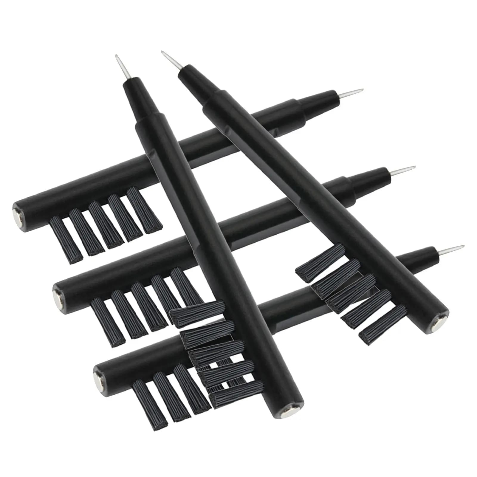 5Pcs Hearing Amplifier Cleaning Brush Premium Material U-Shaped Magnet Earwax Removal Tool Hearing Aid Cleaner