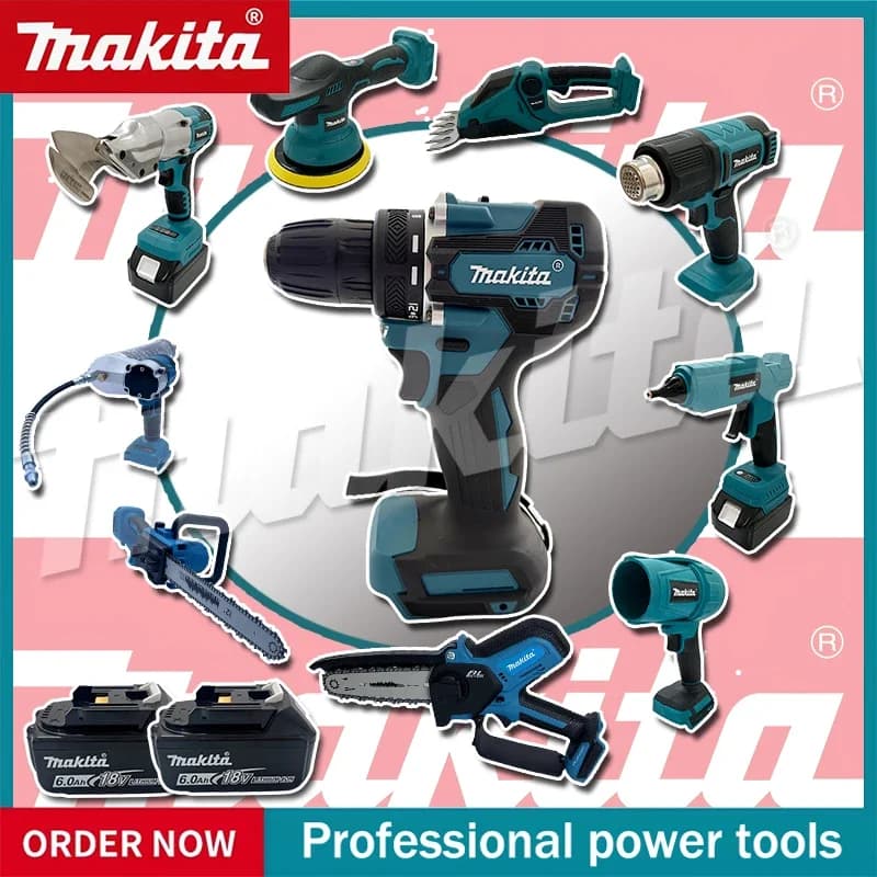 Makita Multifunctional Tools Heat Gun Electric Hot Air Gun Cordless Handheld Reciprocating Saw Portable Saw Power Tools for 18V